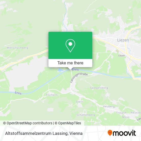 Altstoffsammelzentrum Lassing map