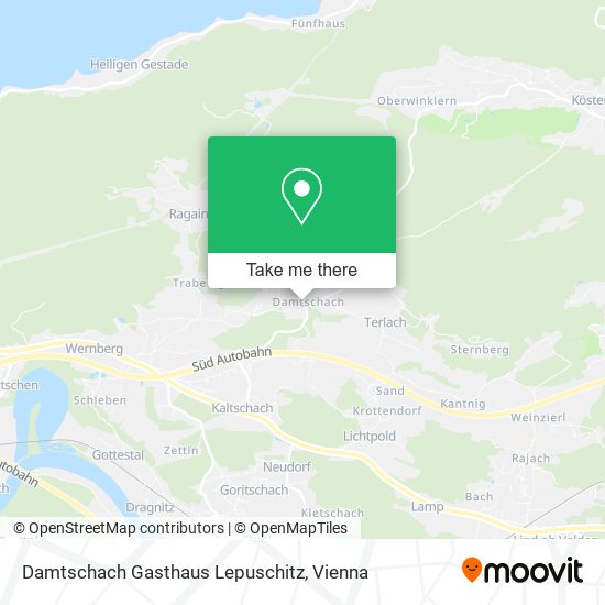 Damtschach Gasthaus Lepuschitz map