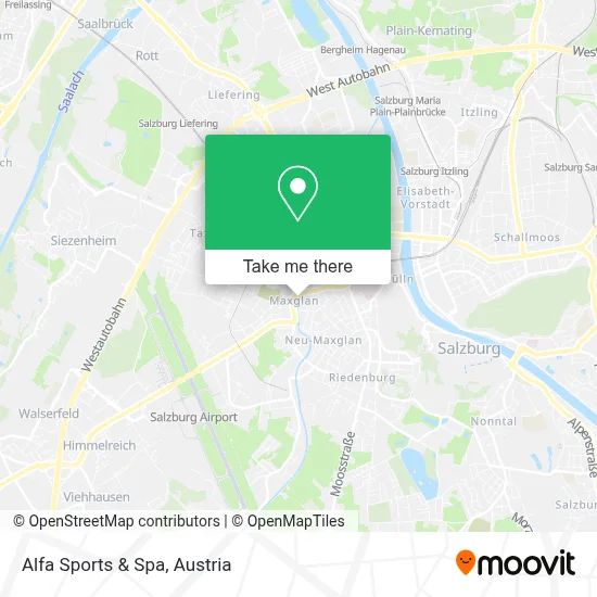 Alfa Sports & Spa map