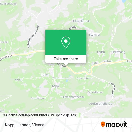 Koppl Habach map