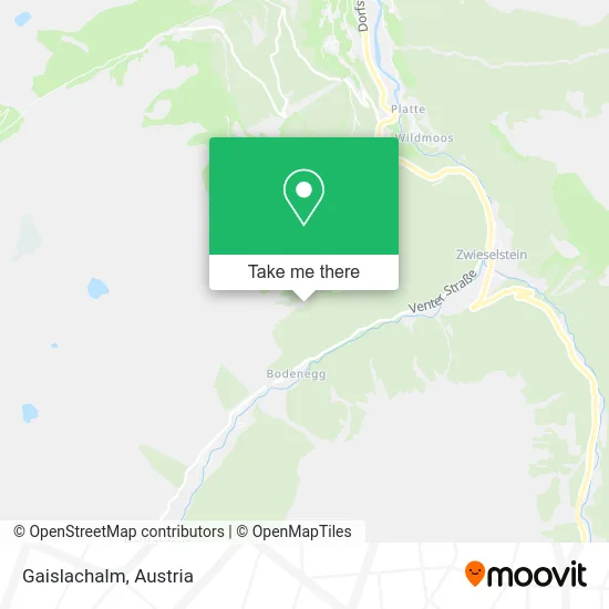 Gaislachalm map