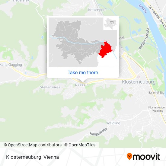 Klosterneuburg map