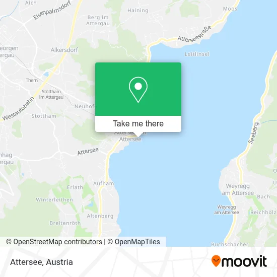 Attersee map