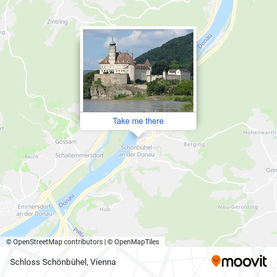 Schloss Schönbühel map