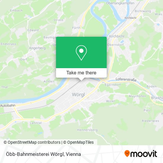 Öbb-Bahnmeisterei Wörgl map