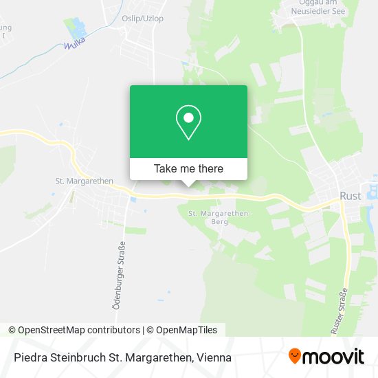 Piedra Steinbruch St. Margarethen map