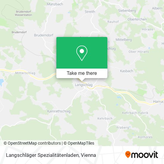 Langschläger Spezialitätenladen map