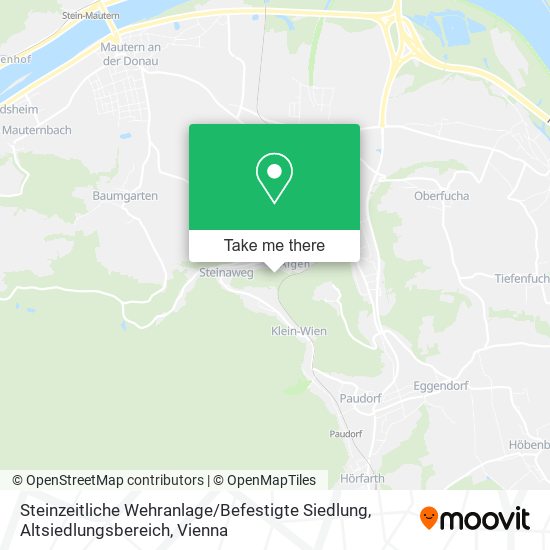 Steinzeitliche Wehranlage / Befestigte Siedlung, Altsiedlungsbereich map