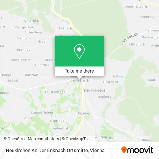 Neukirchen An Der Enknach Ortsmitte map