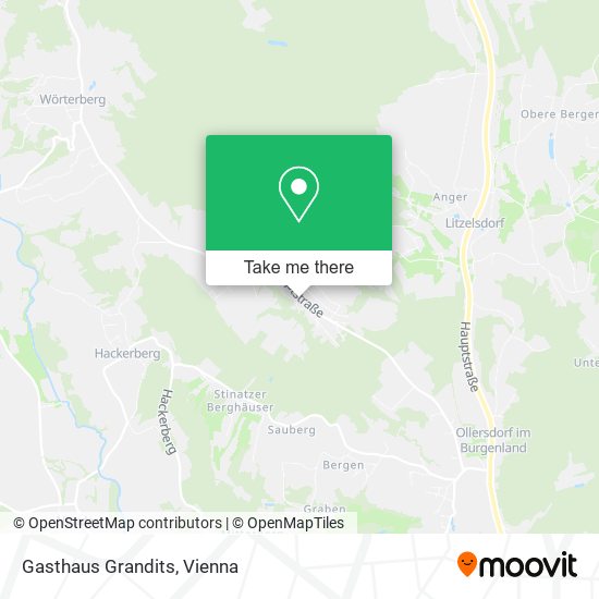 Gasthaus Grandits map