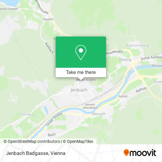 Jenbach Badgasse map