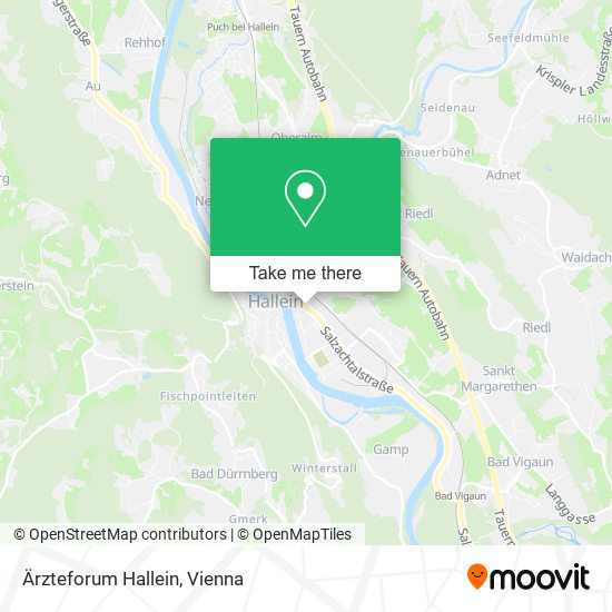 Ärzteforum Hallein map