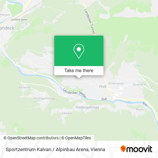 Sportzentrum Kalvari / Alpinbau Arena map