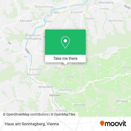 Haus am Sonntagberg map