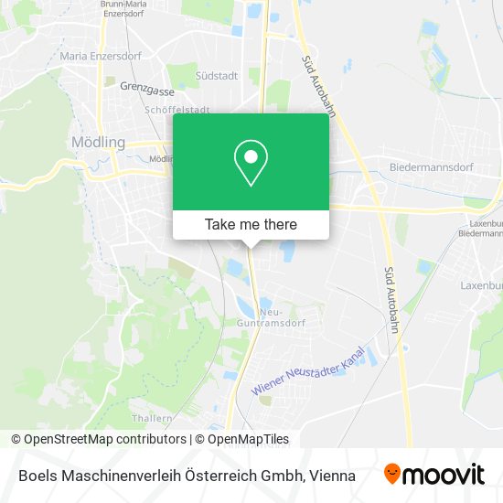 Boels Maschinenverleih Österreich Gmbh map