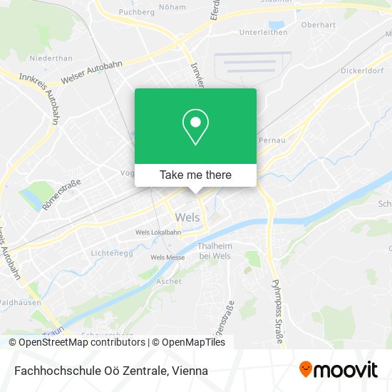 Fachhochschule Oö Zentrale map