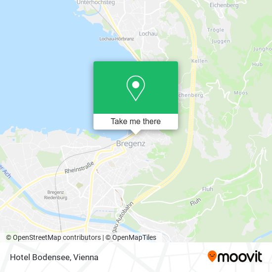 Hotel Bodensee map