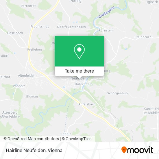 Hairline Neufelden map