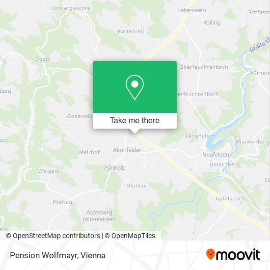 Pension Wolfmayr map