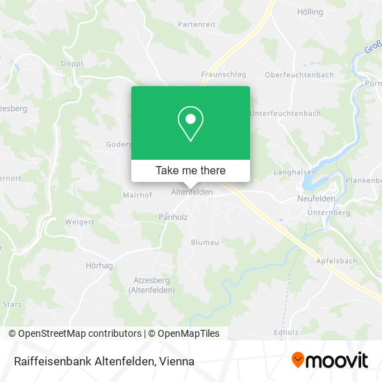 Raiffeisenbank Altenfelden map