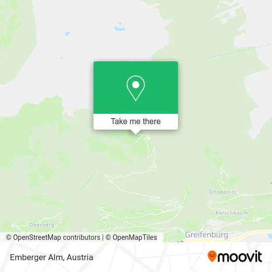Emberger Alm map