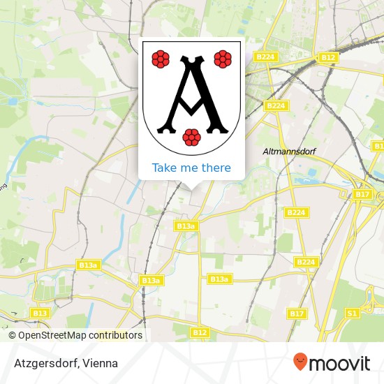 Atzgersdorf map