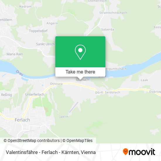 Valentinsfähre - Ferlach - Kärnten map