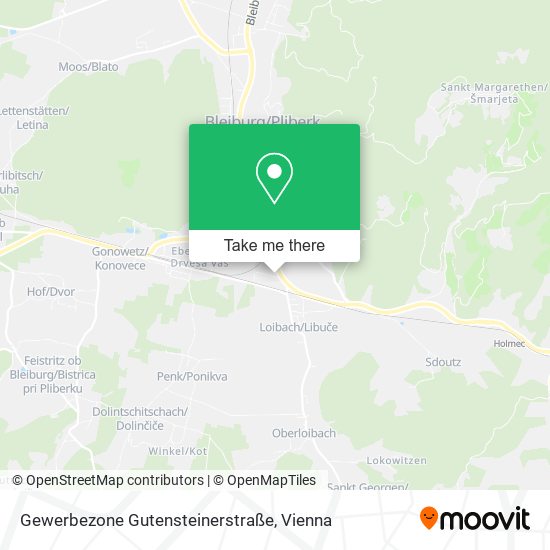 Gewerbezone Gutensteinerstraße map