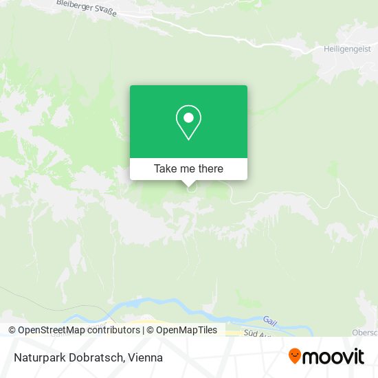 Naturpark Dobratsch map