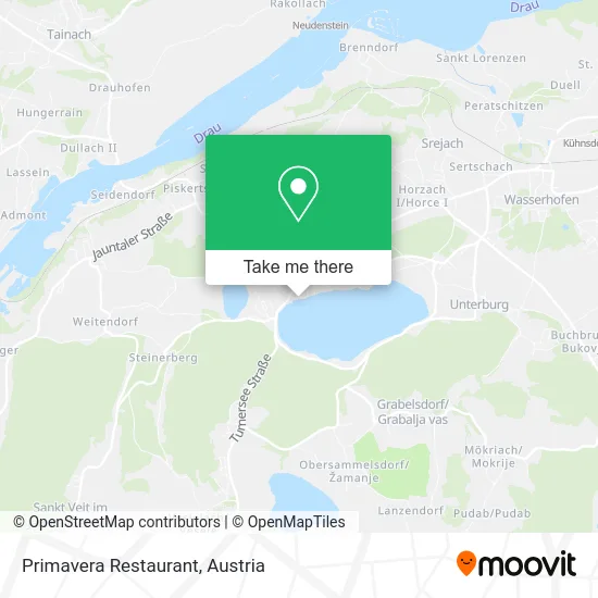 Ristorante Primavera map