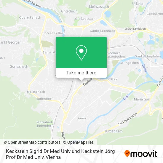 Keckstein Sigrid Dr Med Univ und Keckstein Jörg Prof Dr Med Univ map