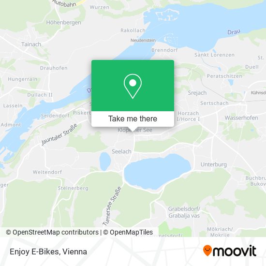 Enjoy E-Bikes map