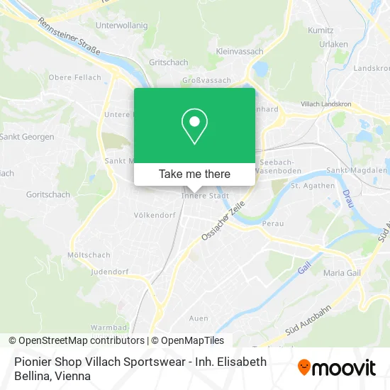 Pionier Shop Villach Sportswear - Inh. Elisabeth Bellina map