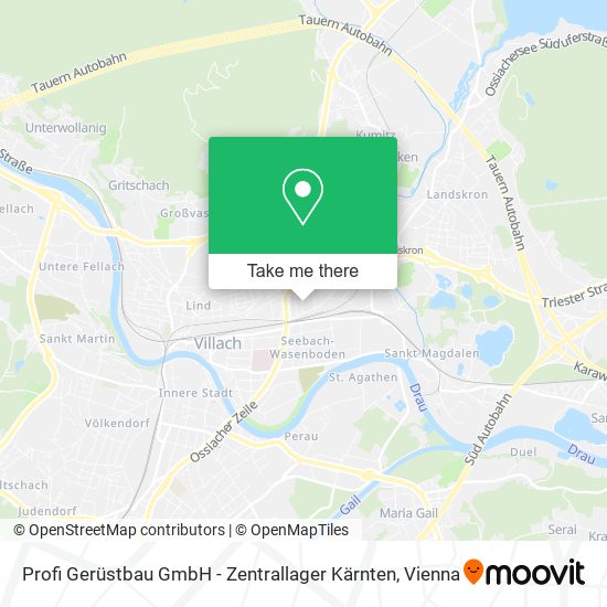 Profi Gerüstbau GmbH - Zentrallager Kärnten map