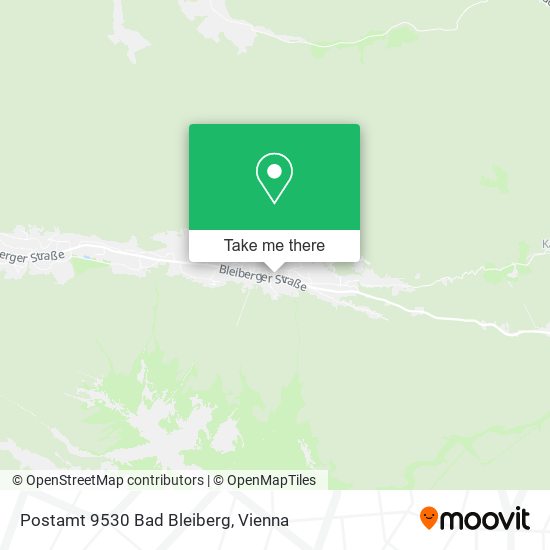 Postamt 9530 Bad Bleiberg map