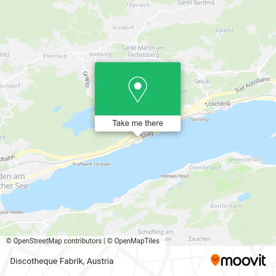 Discotheque Fabrik map