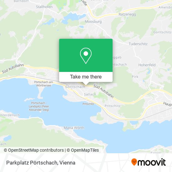 Parkplatz Pörtschach map