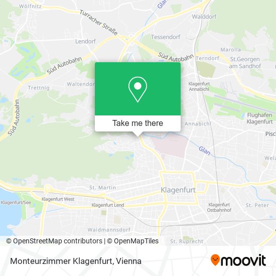 Monteurzimmer Klagenfurt map