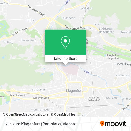 Klinikum Klagenfurt (Parkplatz) map