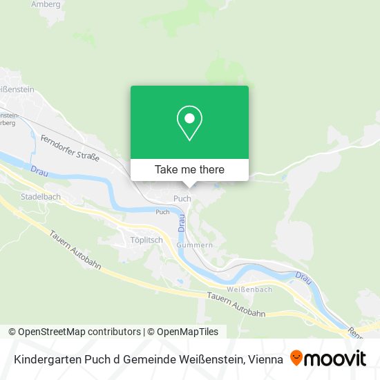 Kindergarten Puch d Gemeinde Weißenstein map
