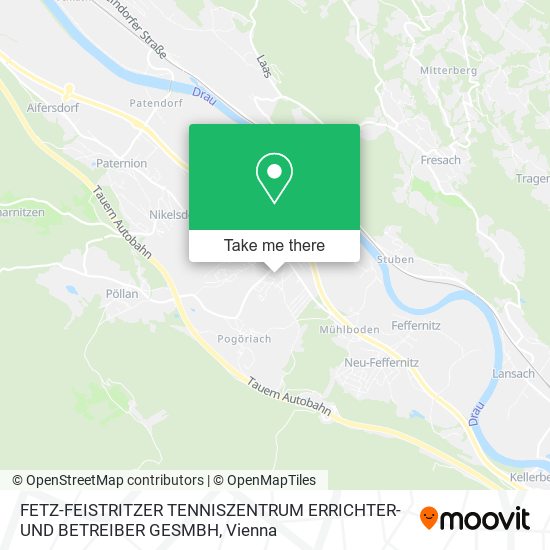 FETZ-FEISTRITZER TENNISZENTRUM ERRICHTER- UND BETREIBER GESMBH map