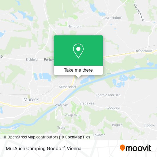 MurAuen Camping Gosdorf map