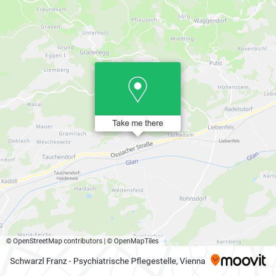 Schwarzl Franz - Psychiatrische Pflegestelle map