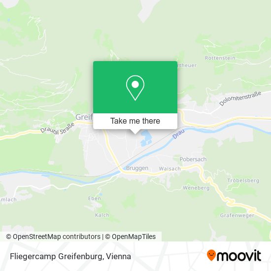 Fliegercamp Greifenburg map