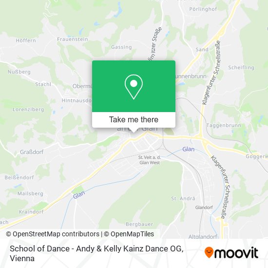 School of Dance - Andy & Kelly Kainz Dance OG map