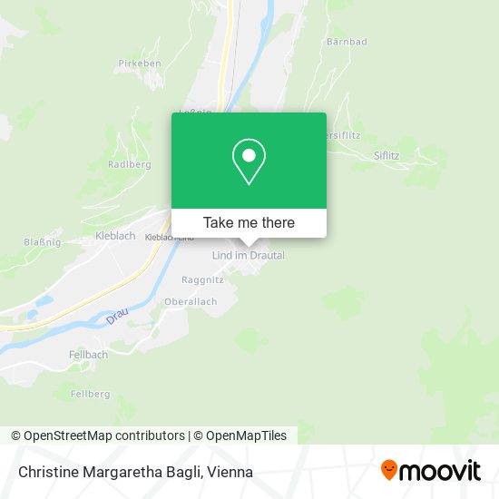 Christine Margaretha Bagli map