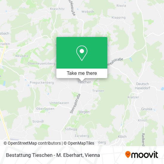 Bestattung Tieschen - M. Eberhart map
