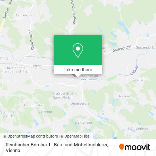 Reinbacher Bernhard - Bau- und Möbeltischlerei map