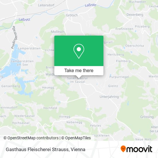 Gasthaus Fleischerei Strauss map