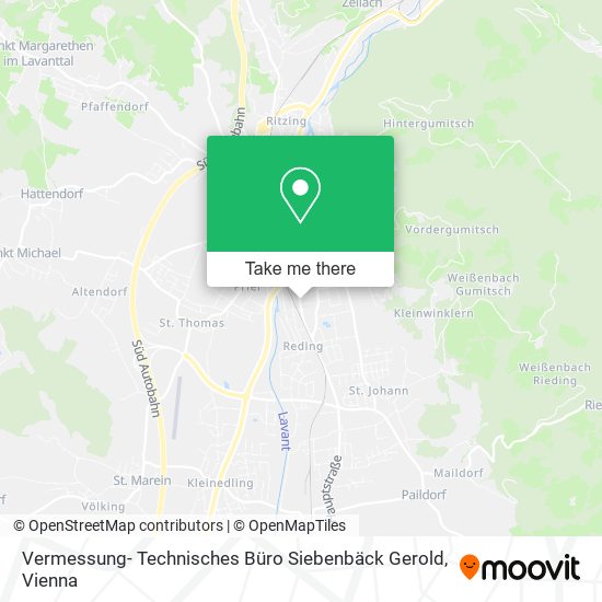 Vermessung- Technisches Büro Siebenbäck Gerold map